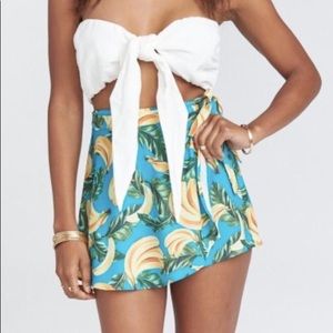 NWT SMYMM Great Wrap Annie Banana Shorts